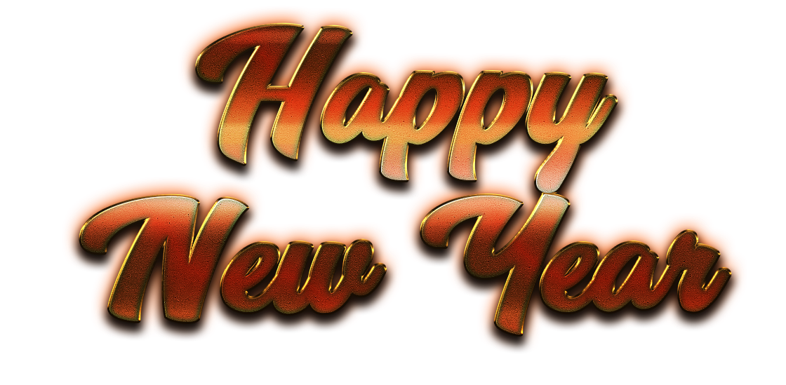 Download PNG image - Happy New Year Letter PNG Transparent Image 