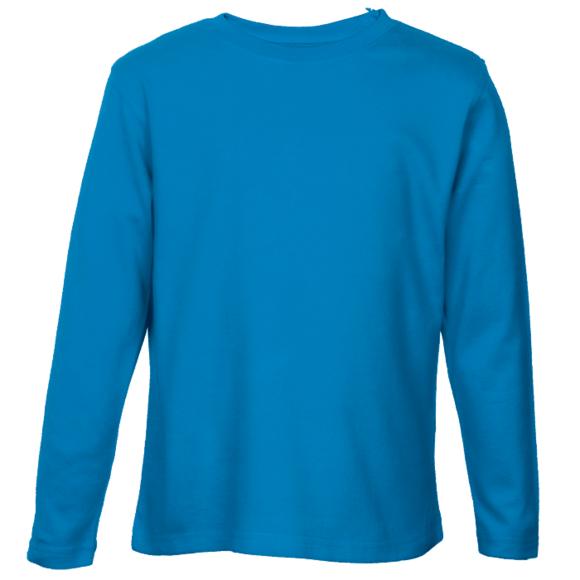 Download PNG image - Long Sleeve Crew Neck T-Shirt PNG Transparent 