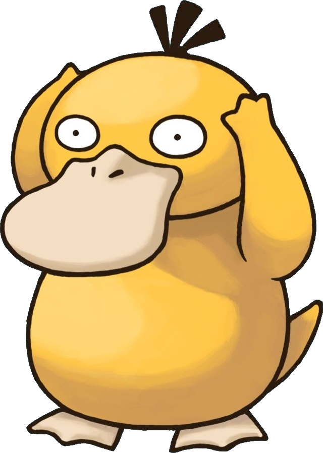 Download PNG image - Psyduck Pokemon PNG 