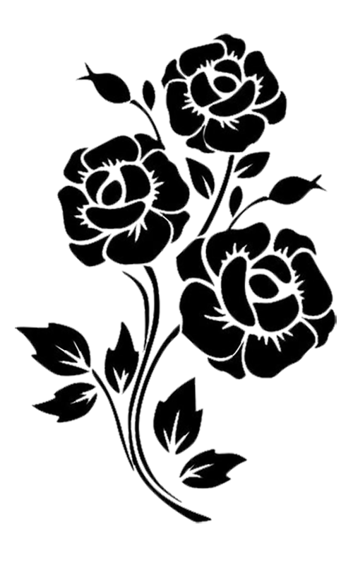 Download PNG image - Spring Flower Silhouette PNG Photos 