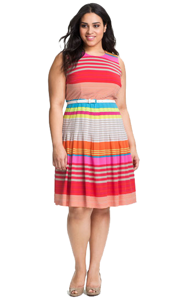 Download PNG image - Striped Dress PNG File 