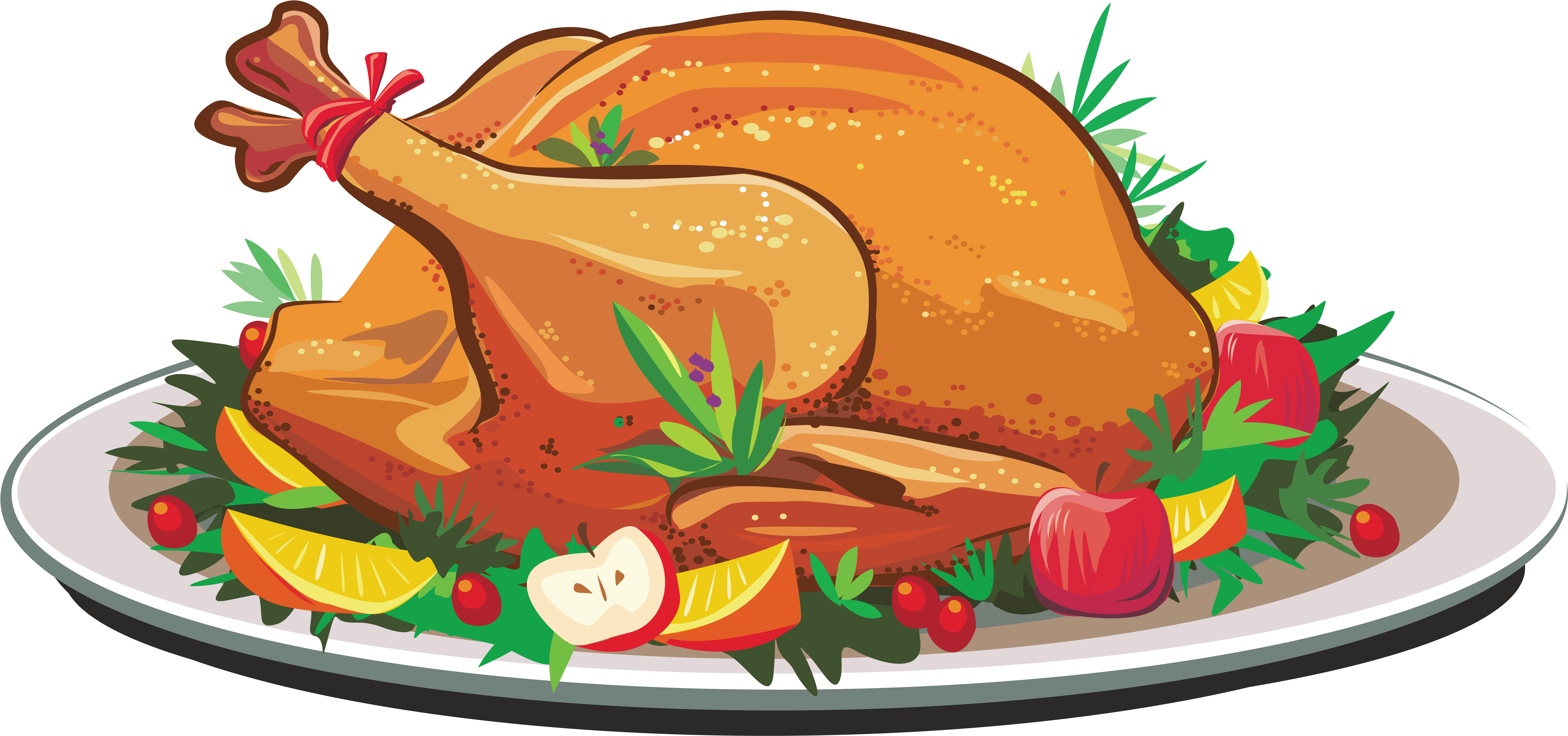 Download PNG image - Thanksgiving Turkey Meat PNG Isolated Transparent Picture 