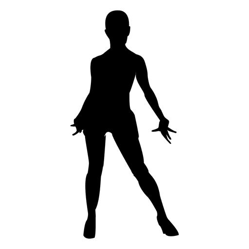 Download PNG image - Girl Dancing Vector PNG Clipart 