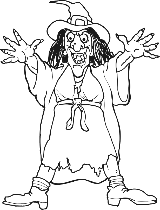 Download PNG image - Halloween Coloring Pages PNG Isolated Image 