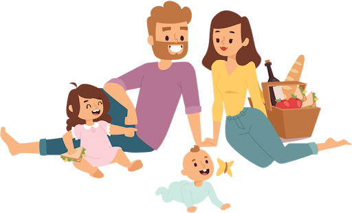 Download PNG image - Happy Vector Family Transparent Background 