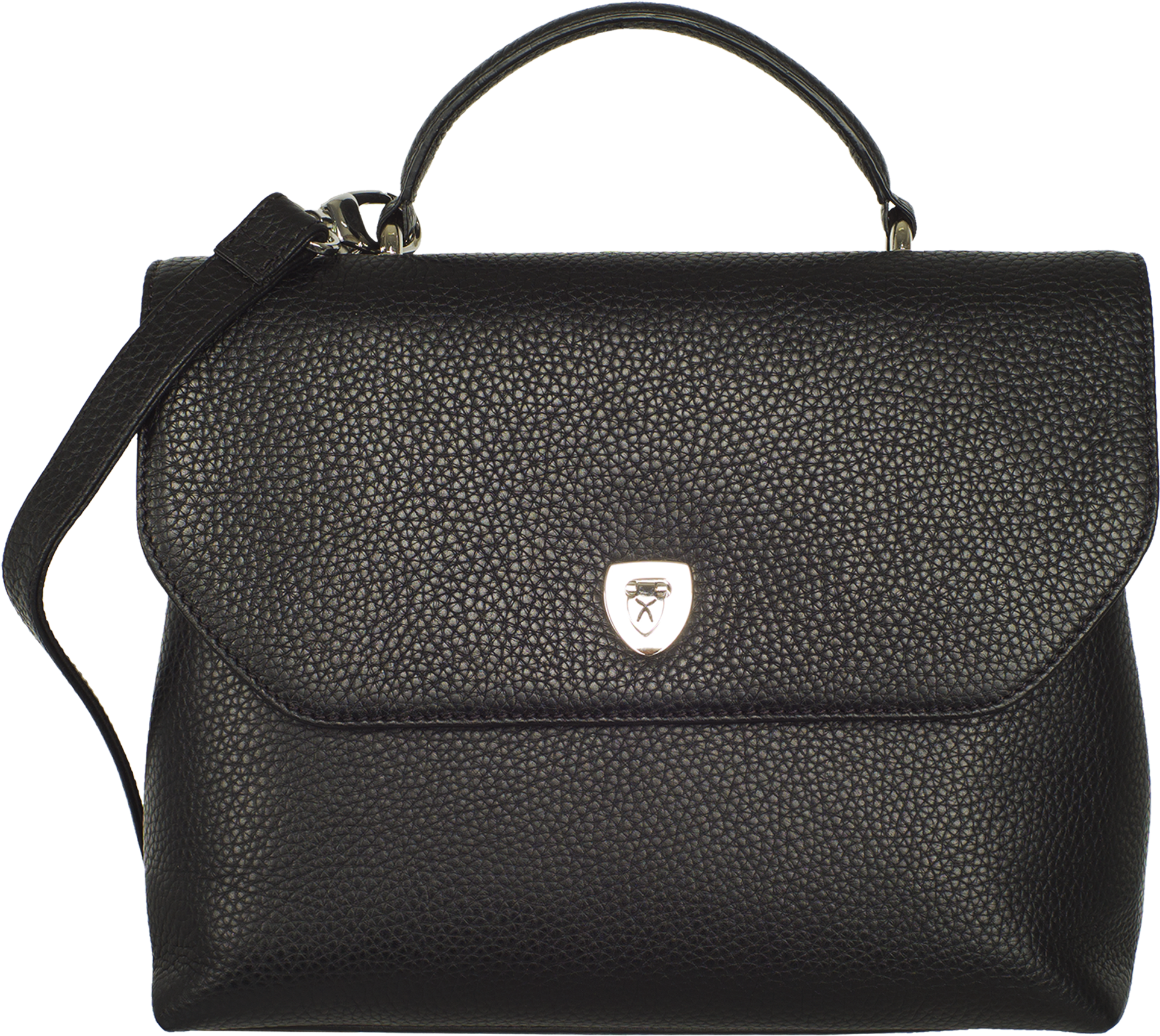 Download PNG image - Ladies Black Handbag Leather PNG 