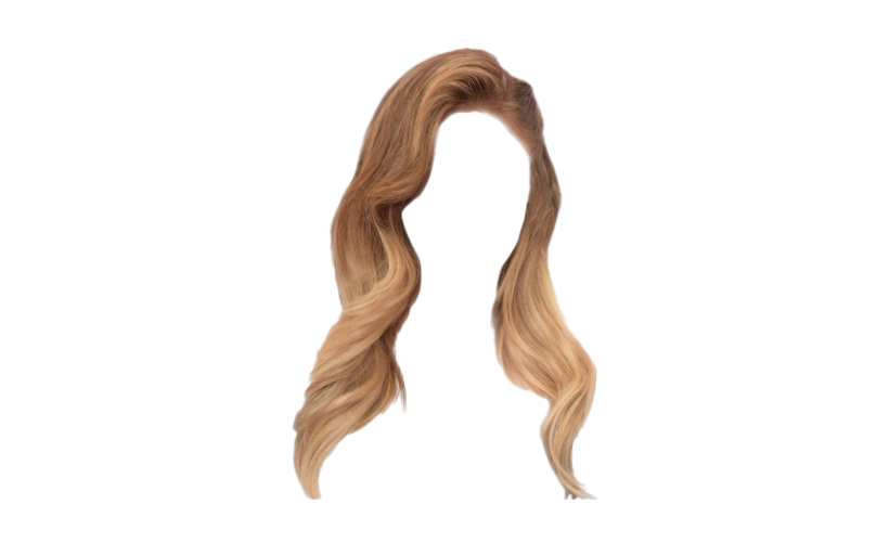 Download PNG image - Long Blonde Hair PNG Image 