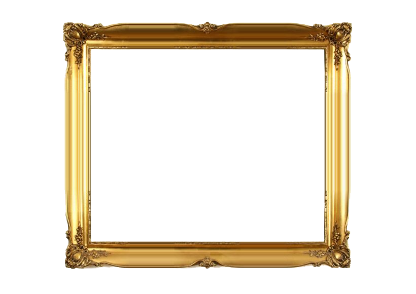 Download PNG image - Luxury Golden Frame PNG Clipart 