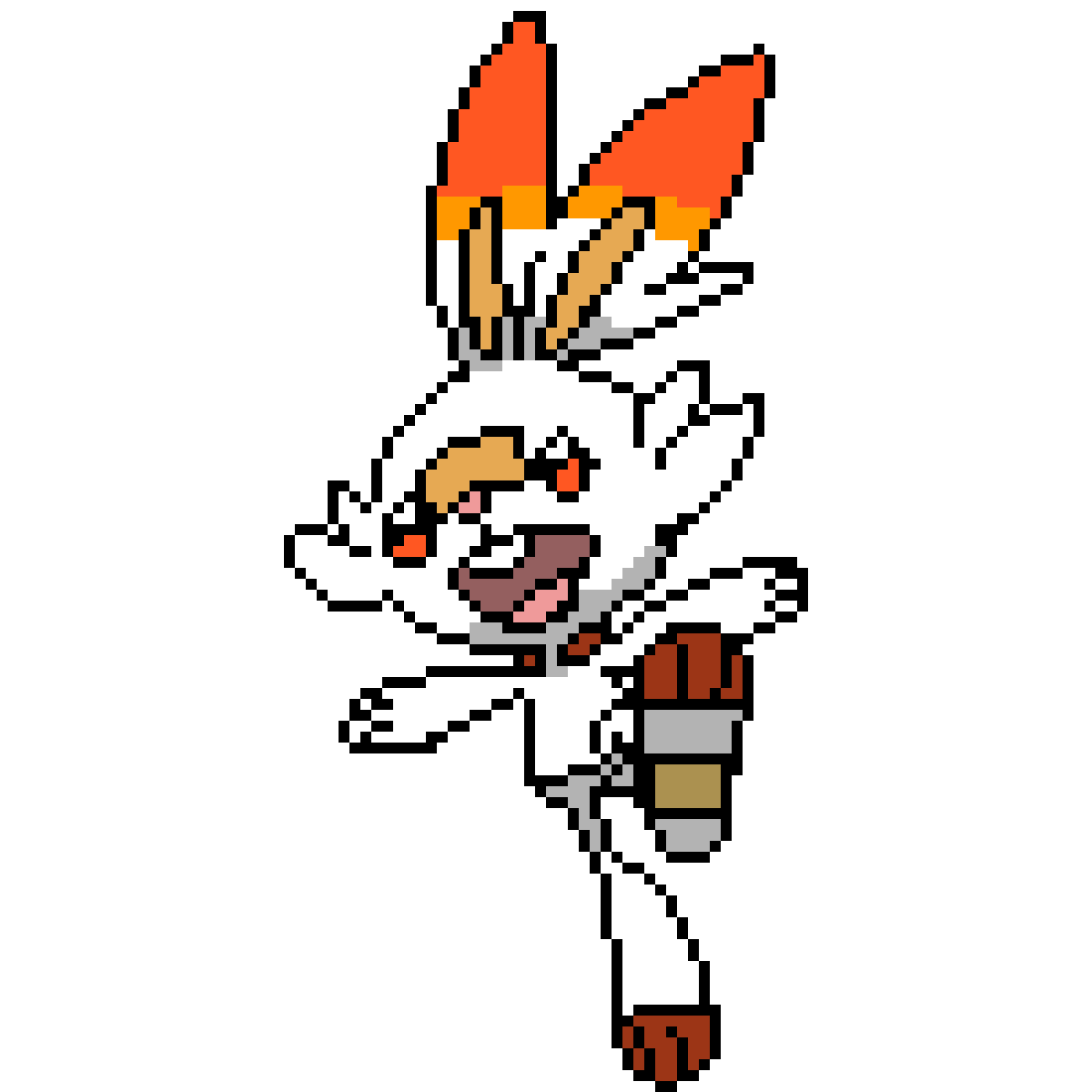 Download PNG image - Scorbunny Pokemon PNG Isolated Clipart 