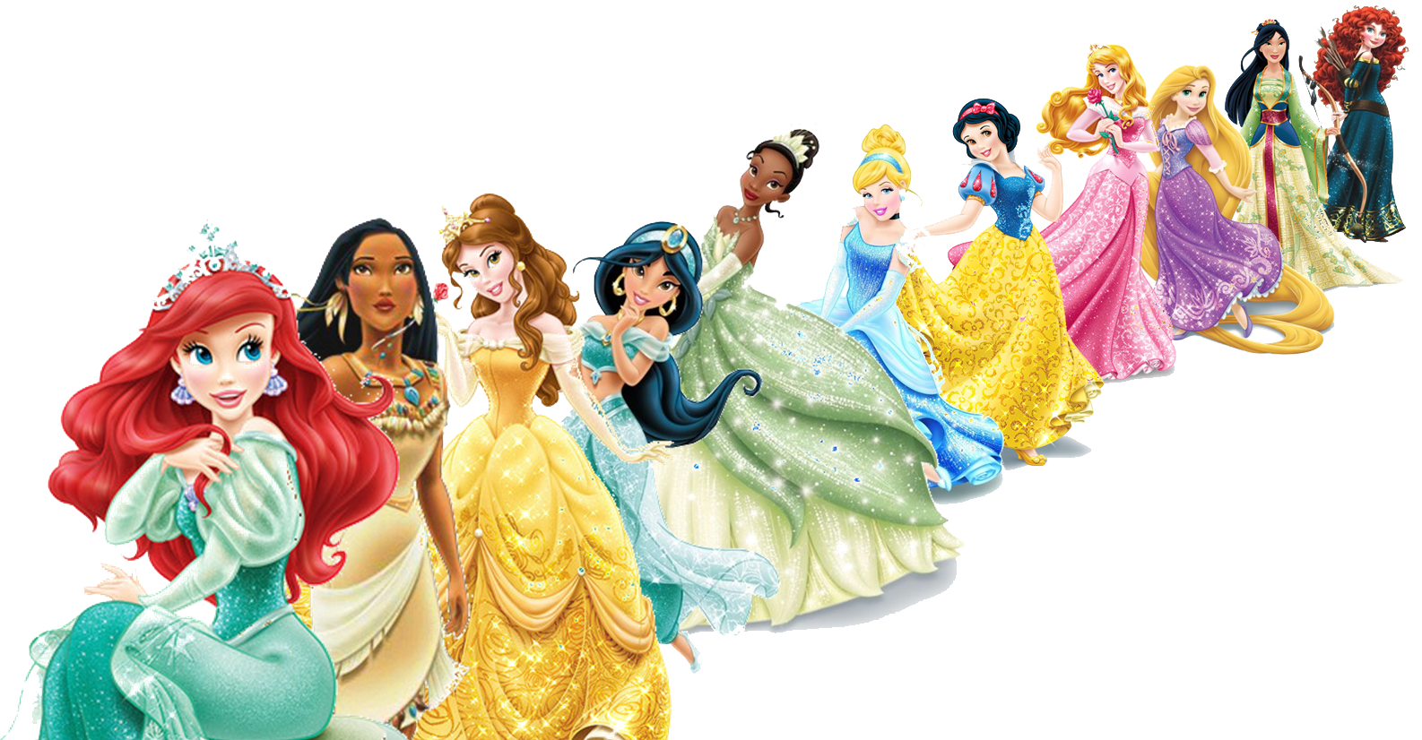 Download PNG image - All Disney Princess PNG HD 