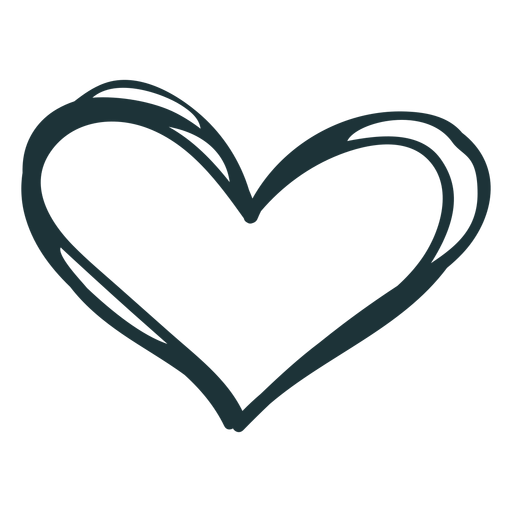 Download PNG image - Drawing Of Hearts Transparent PNG 