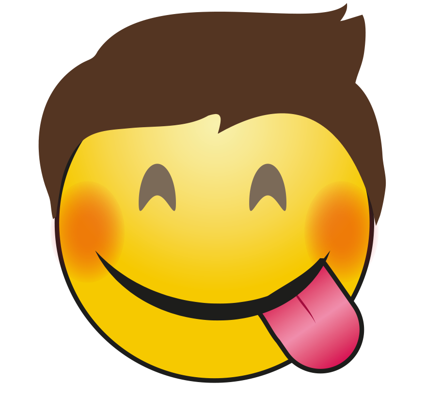 Download PNG image - Funny Boy Emoji PNG Clipart 
