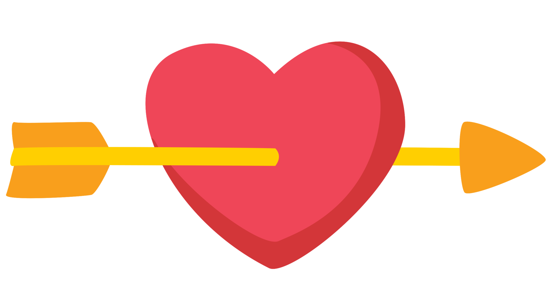 Download PNG image - Heart Arrow PNG Pic 