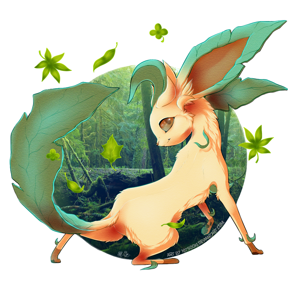 Download PNG image - Leafeon Pokemon PNG Isolated Picture 