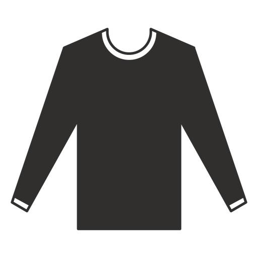 Download PNG image - Long Sleeve Crew Neck T-Shirt PNG Clipart 