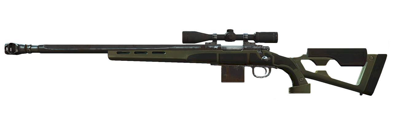 Download PNG image - Sniper Rifle PNG Isolated Transparent Image 