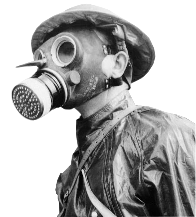 Download PNG image - Vintage Cool Gas Mask Transparent PNG 