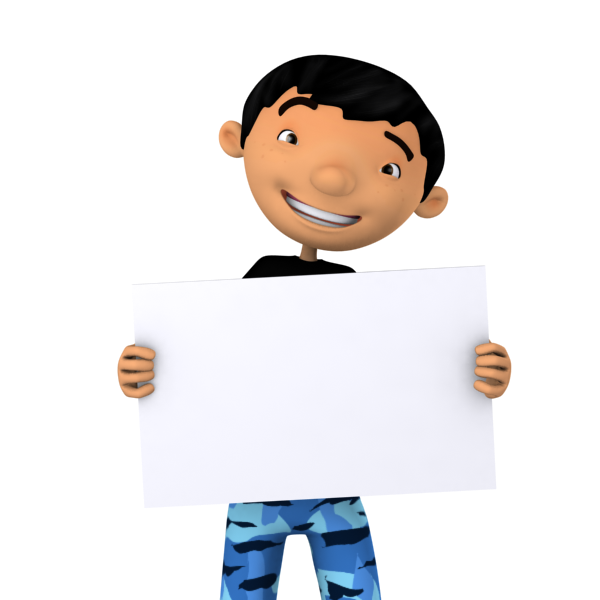 Download PNG image - 3D Cartoon Boy PNG Photo 