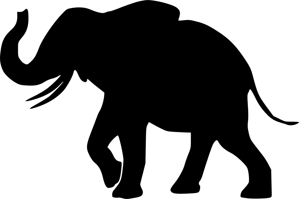 Download PNG image - African Vector Elephant PNG Image 
