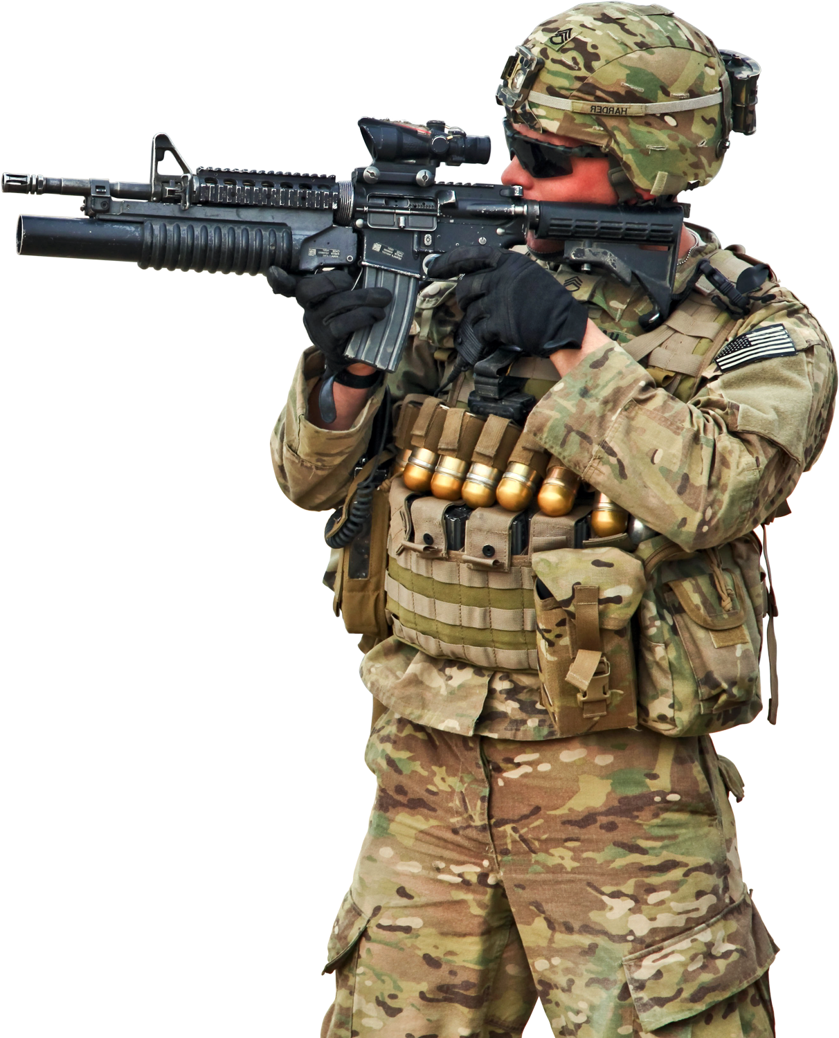 Download PNG image - Army Soldier Transparent Background 