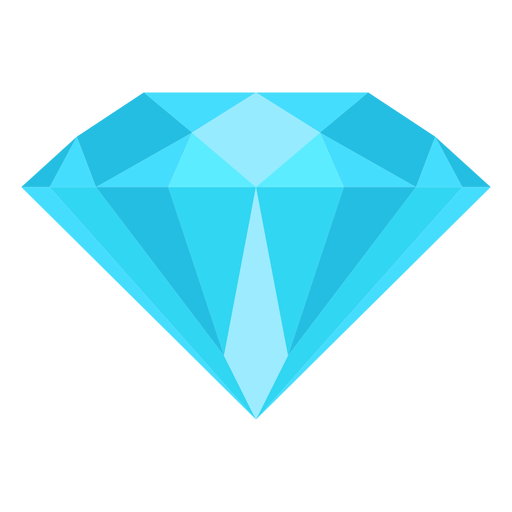 Download PNG image - Blue Diamond Gemstone PNG 