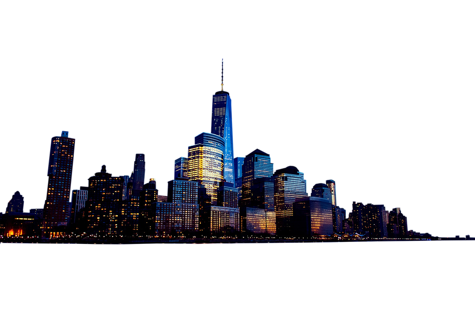 Download PNG image - New York Cityscape Transparent Background 