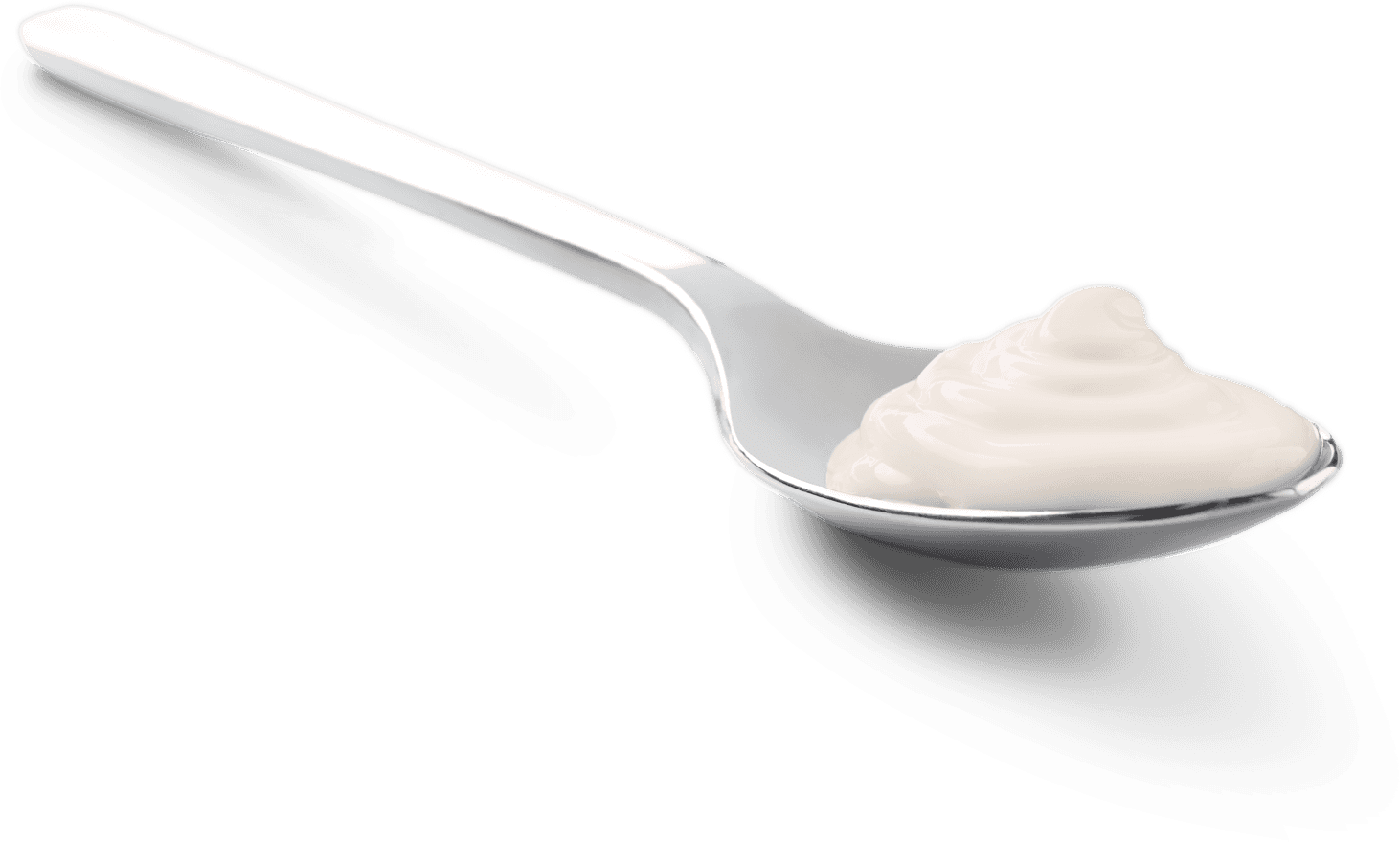 Download PNG image - Spoon With Curd PNG 