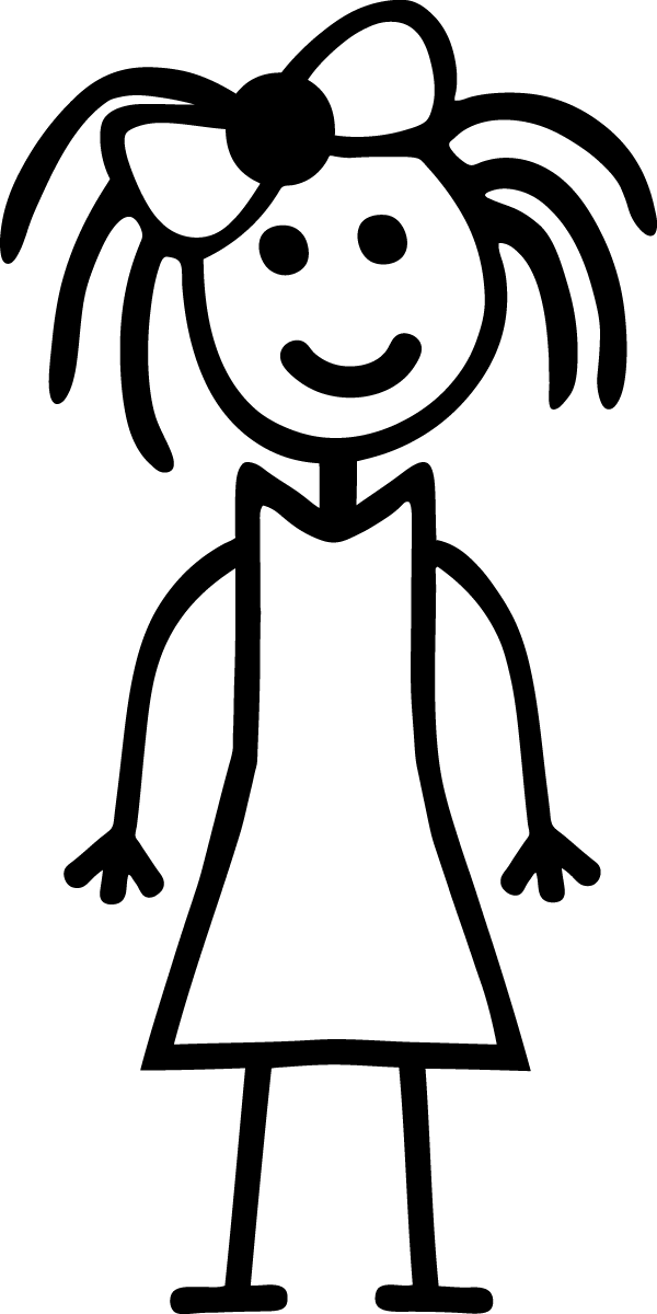 Download PNG image - Stick Figure Female PNG Isolated Transparent 