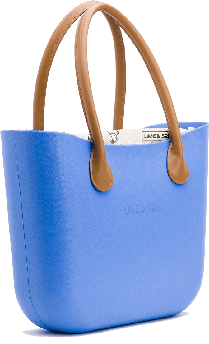 Download PNG image - Blue Handbag Shoulder Transparent PNG 
