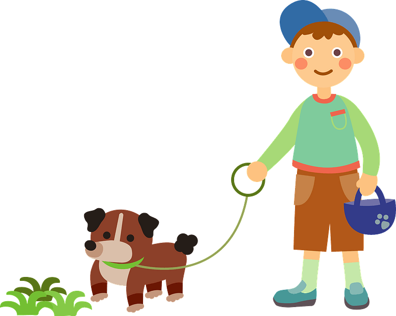Download PNG image - Boy And Dog PNG Transparent Image 
