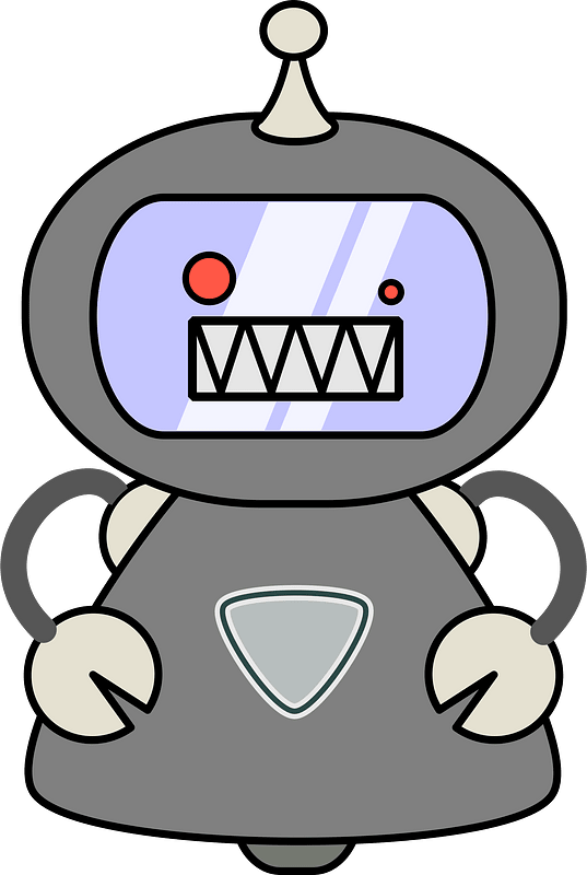 Download PNG image - Grey Robot PNG HD Isolated 