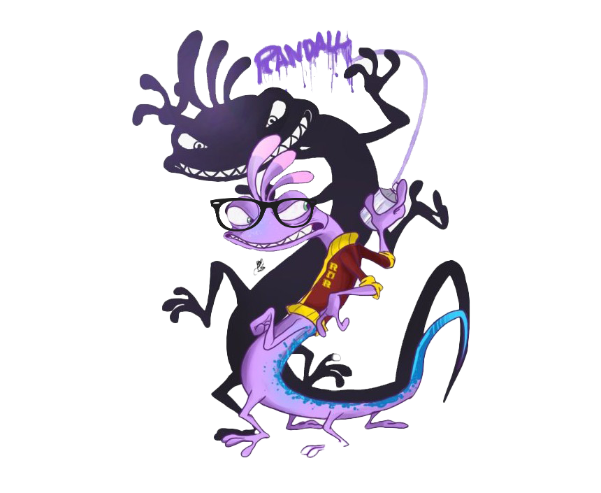 Download PNG image - Monsters Inc Purple Lizard With Glasses Transparent Image 