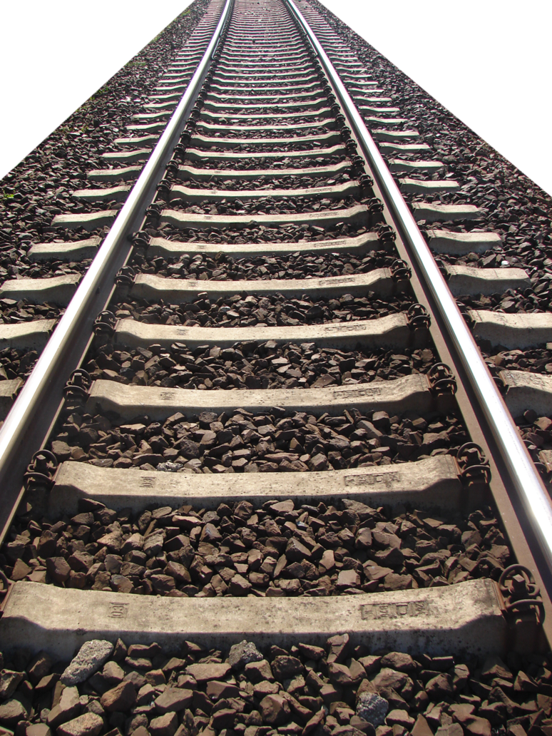 Download PNG image - Railroad Tracks PNG Transparent Background 