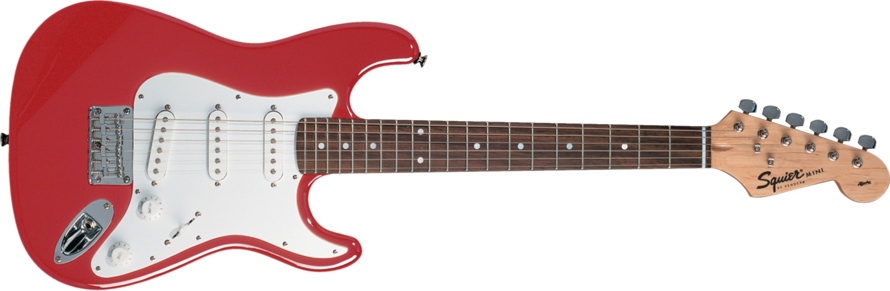 Download PNG image - Red Electric Guitar Transparent Background 