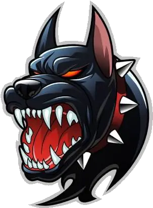 Pin Deljuegofortnite Aggressive Dog Angry Dog Vector Png Pitbull Logo