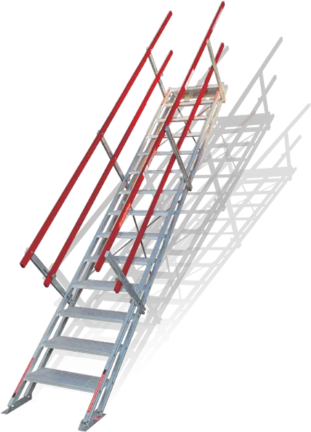 Innovative Portable Stair Design Safesmart Adjustastairs Excavation Staircase Access Png Staircase Png