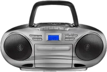 Cd And Cassette Boombox Transparent Png Transparent Cd Player Png Boom Box Png