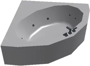 Modern Corner Bath Welcome To Bloxburg Wikia Fandom Bathtub Png Bath Png