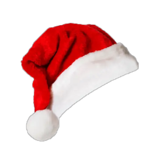 Christmas Hat Outline Clipart Png