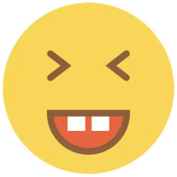Flat Circle Emoji Transparent PNG